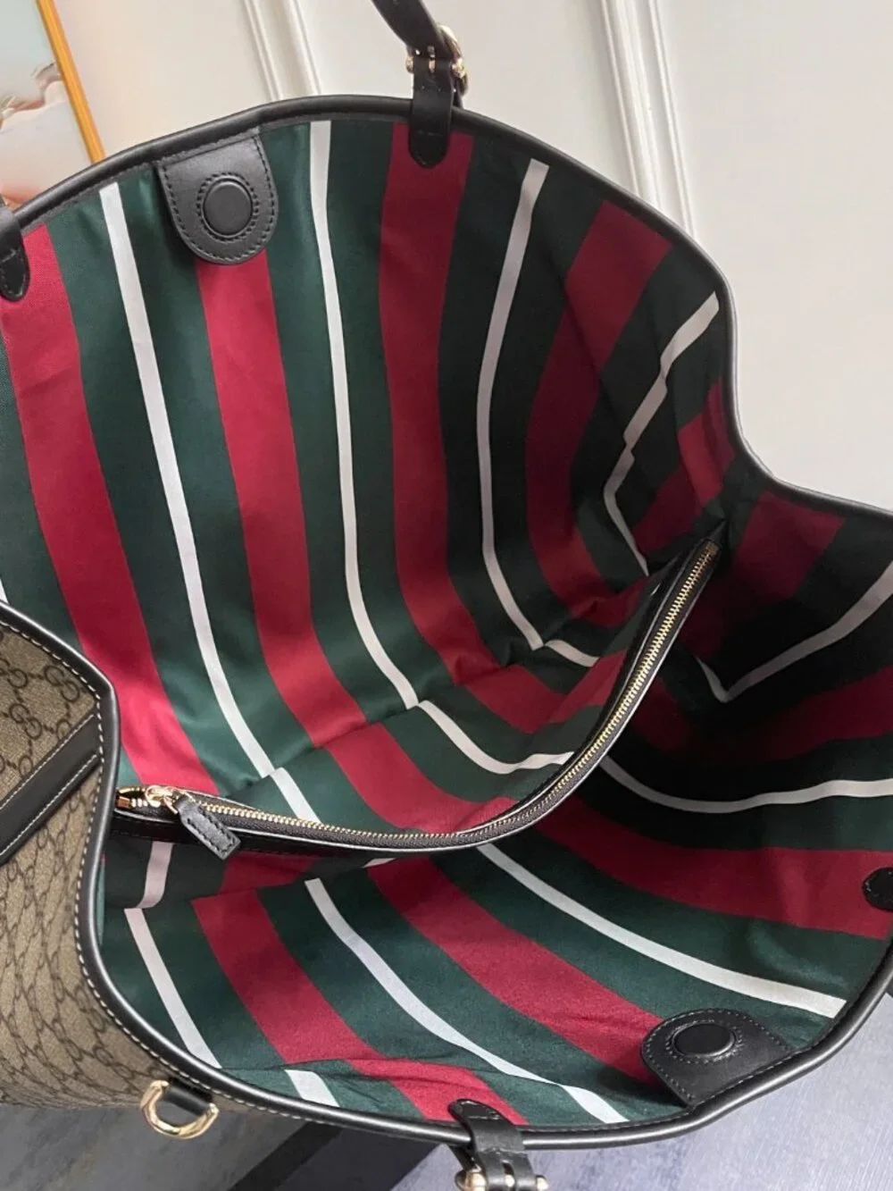 Gucci GG Emblem Maxi Tote Bag